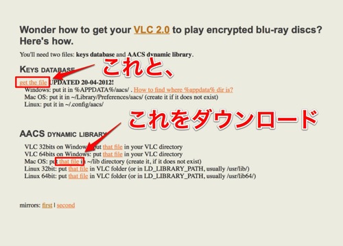 vlc needs a library for aacs decoding mac