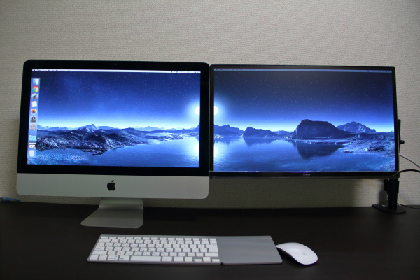 Imacに外部ディスプレイを接続して２画面表示にする方法と設定について Imac